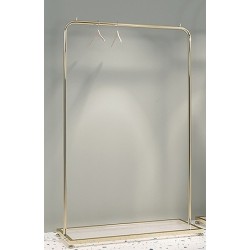 Стійка для одягу та суконь 1200×400×1700 мм золота